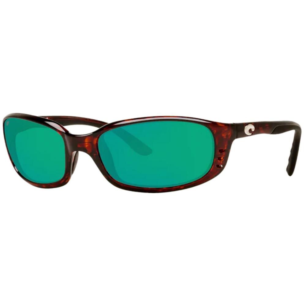 Costa Brine Sunglasses Polarized in Tortoise with Green Mirror 580G